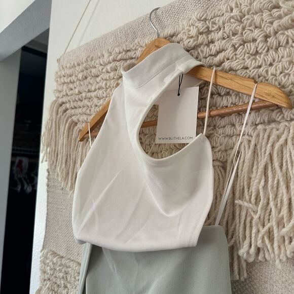 NWT: Blithe LA Side Slit Open Back Maxi Dress - Picture 2 of 15